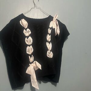 Ribbon Tie Sweater